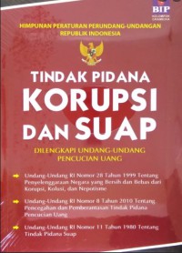 Image of Tindak Pidana Korupsi dan Suap : Himpunan Peraturan Perundang-undangan Republik Indonesia