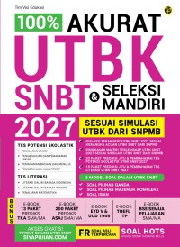 Image of 100 % Akurat UTBK,SNBT & Seleksi Mandiri 2027 : Sesuai Simulasi UTBK dari SNPMB