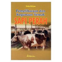 Image of PEMELIHARAAN DAN KEGUNAAN TERNAK SAPI PERAH