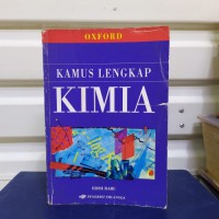 Image of KAMUS LENGKAP KIMIA: EDISI BARU