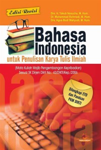 Image of Bahasa Indonesia untuk Penulisan karya Tulis Ilmiah
