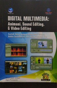 Image of Digital Multimedia animasi. sound editing, & video editing