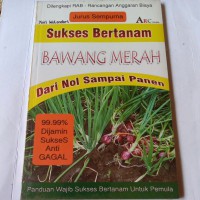 Image of Jurus Sempurna Sukses Bertanam Bawang Merah