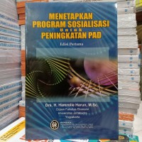 Image of Menetapkan program sosialisasi untuk peningkatan PAD