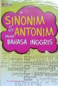 Image of Sinonim & Antonim Dalam Bahasa Inggris