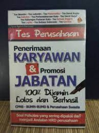 Image of Tes Perusahaan Penerimaan Karyawan dan Promosi Jabatan