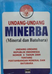 Image of Undang-Undang Minerba (Mineral dan Batubara)