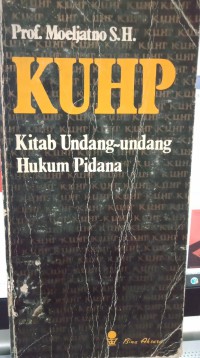 Image of KUHP (Kitab Undang-undang Hukum Pidana)