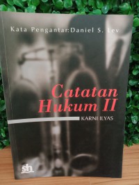 Image of Catatan Hukum II : kumpulan 