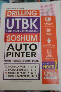 Image of Drilling UTBK Bank Soal + Pembahasan Soshum Auto Pinter