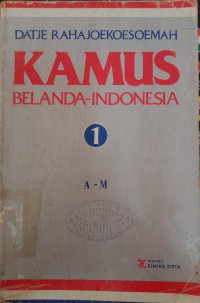 Image of Kamus Belanda Indonesia 1 : A-M