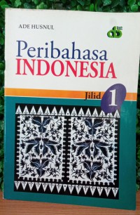 Image of PERIBAHASA INDONESIA jilid 1