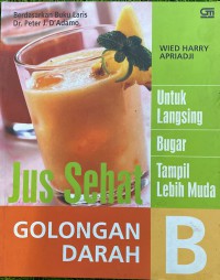 Image of Jus Sehat Golongan Darah B