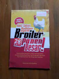 Image of Budidaya Ayam Broiler 28 Hari Panen