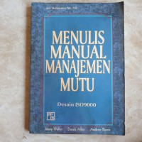 Image of Menulis Manual Manajemen Mutu