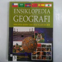 Image of Ensiklopedia Geografi 3 : Eropa Selatan, Balkan, Asia