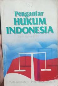 Image of Pengantar Hukum Indonesia