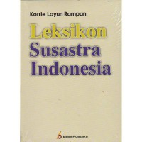 Image of Leksikon  Susastra Indonesia